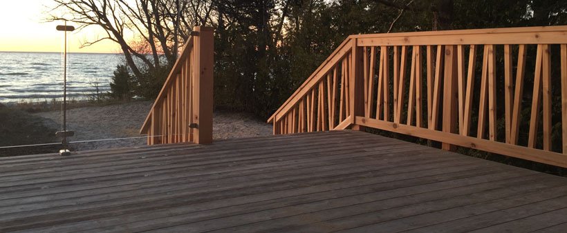 InvisiRail and Western Red Cedar