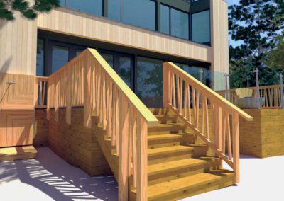 Cedar Outdoor Shower