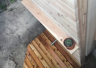 Cedar Outdoor Shower