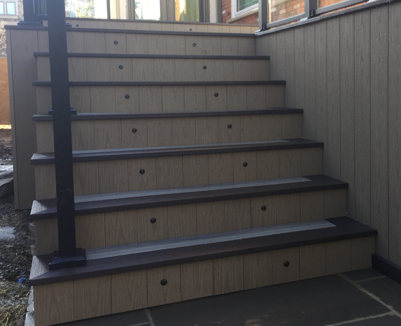 Stair Lighting Lighting in Deck Stairs