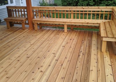 Western Red Cedar Deck - Burlington