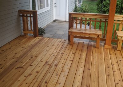 Western Red Cedar Deck - Burlington