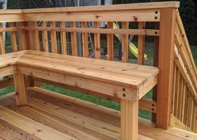 Western Red Cedar Deck - Burlington